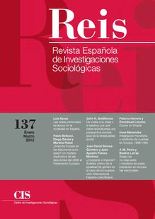 La REIS, primera revista española de sociología en índice de impacto internacional, según JCR