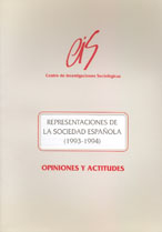 Representaciones de la sociedad española (1993-1994)