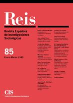 REIS. Revista Española de Investigaciones Sociológicas núm. 85