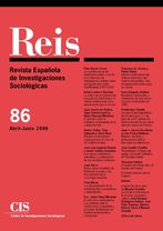 REIS. Revista Española de Investigaciones Sociológicas núm. 86