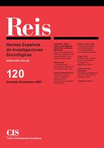 REIS. Revista Española de Investigaciones Sociológicas núm. 120