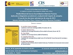 Presentación y debate sobre el libro de la Colección Cuadernos Metodológicos nº 63 del CIS