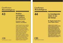 La colección “Cuadernos Metodológicos” del CIS recibe el Premio Nacional de Edición Universitaria