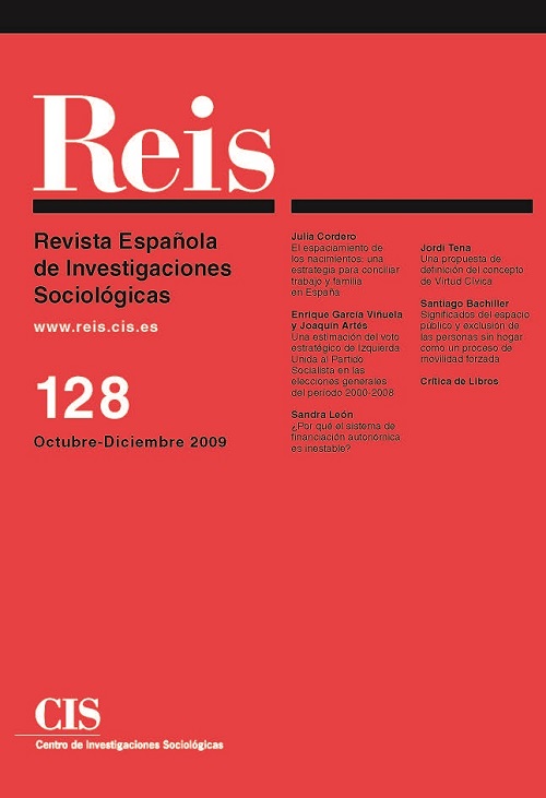 REIS. Revista Española de Investigaciones Sociológicas núm. 128