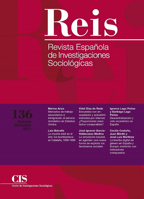 REIS. Revista Española de Investigaciones Sociológicas núm. 136