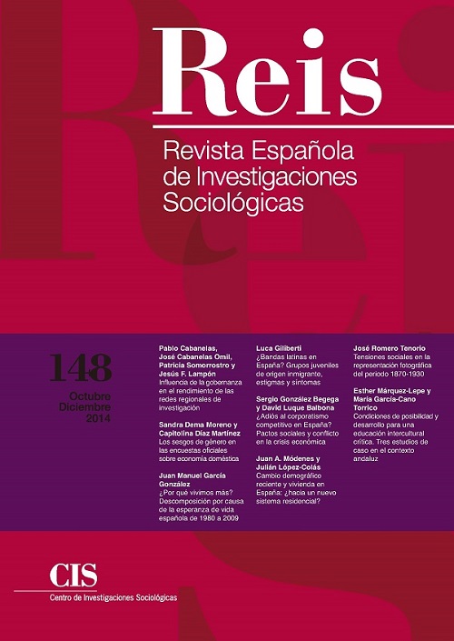 REIS. Revista Española de Investigaciones Sociológicas. núm. 148