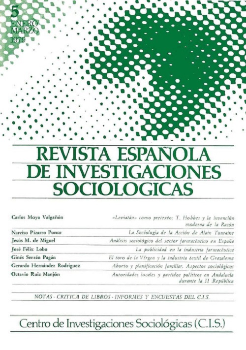 REIS. Revista Española de Investigaciones Sociológicas núm. 5