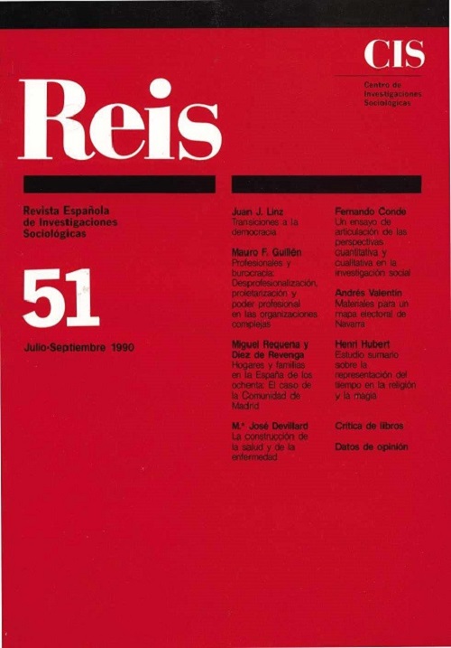 REIS. Revista Española de Investigaciones Sociológicas núm. 51