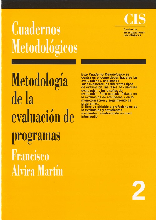 Metodología de la evaluación de programas