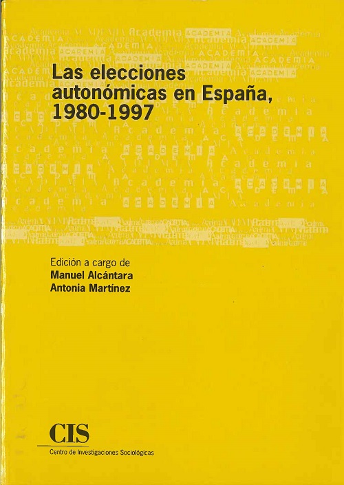 Las elecciones autonómicas en España, 1980-1997