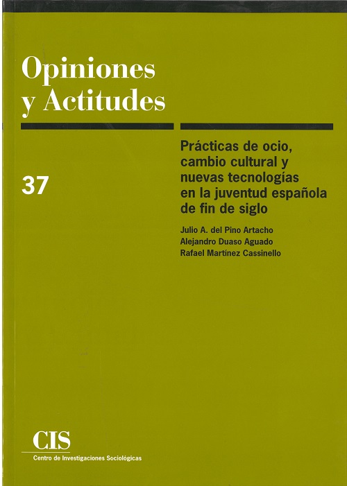 Prácticas de ocio, cambio cultural y nuevas tecnologías en la juventud española de fin de siglo