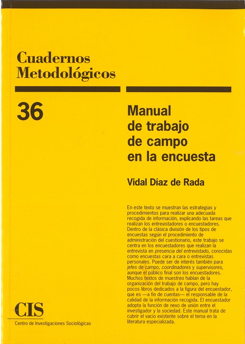 Manual de trabajo de campo en la encuesta