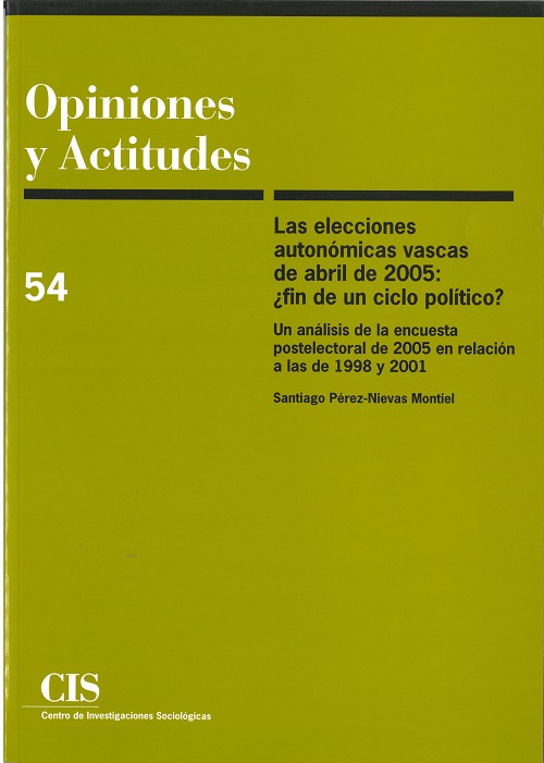 Las elecciones autonómicas vascas de abril de 2005