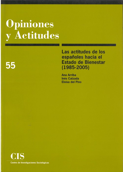 Las actitudes de los españoles hacia el Estado de Bienestar (1985-2005)