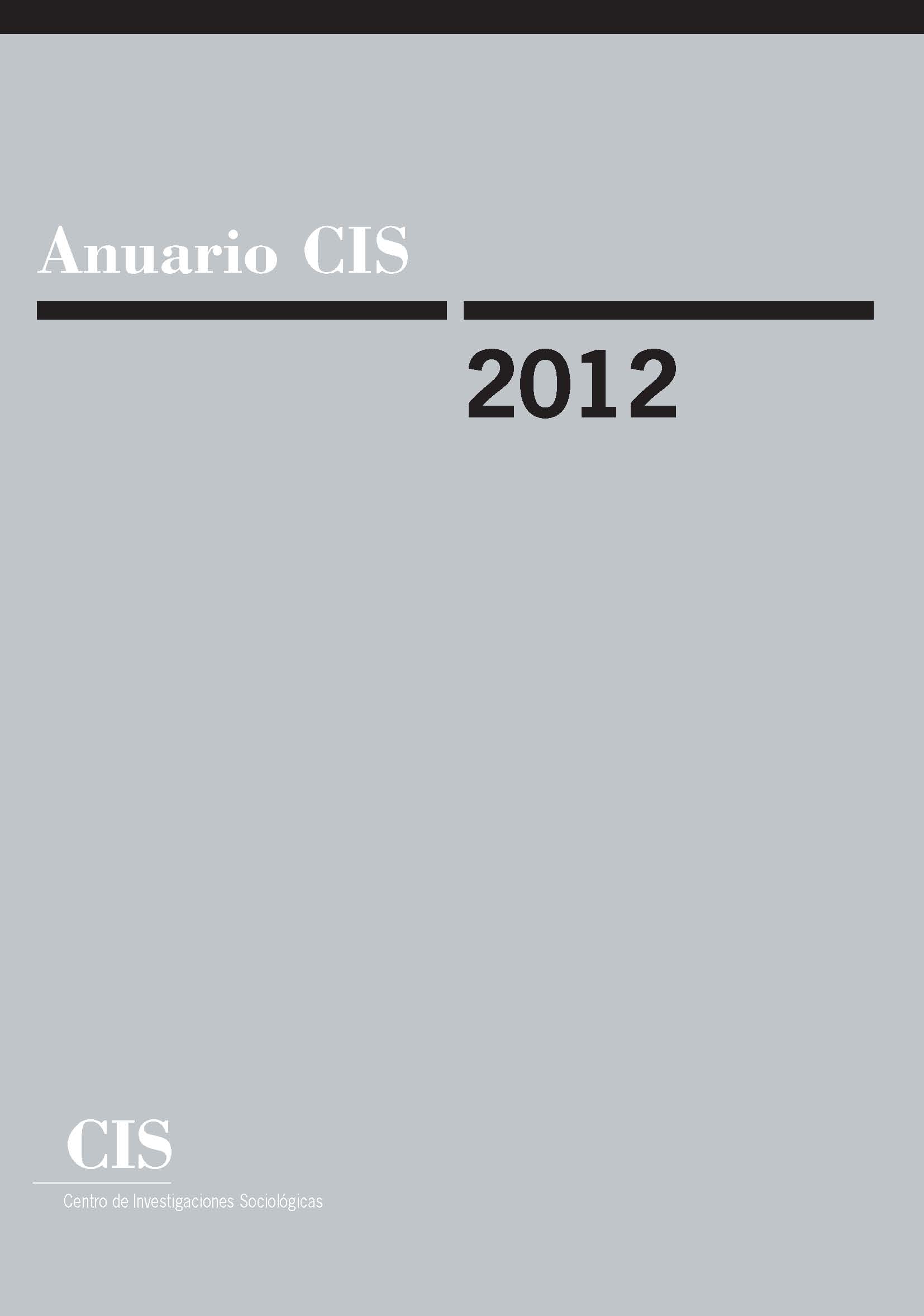 ANUARIO CIS 2012