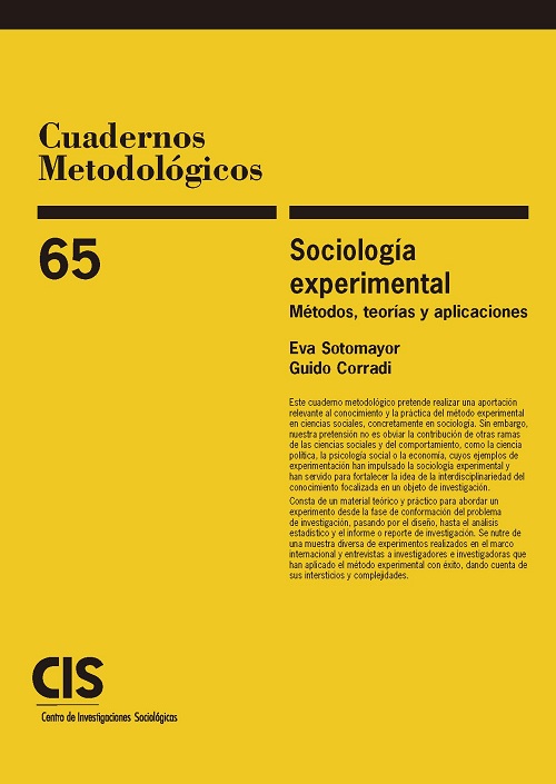 Sociología Experimental. Métodos, teorías y aplicaciones