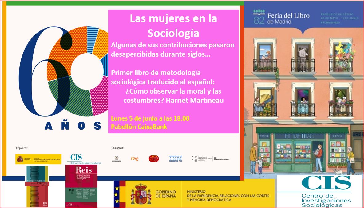 Las mujeres en la Sociología - Actividad programada en la 82 Feria del libro de Madrid