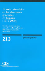 El voto estratégico en las elecciones generales en España (1977-2000)