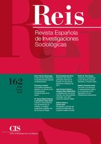 REIS. Revista Española de Investigaciones Sociológicas. núm. 162