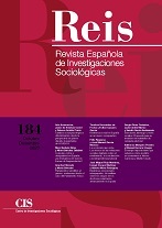 REIS. Revista Española de Investigaciones Sociológicas. núm. 184