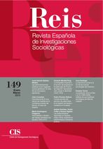 REIS. Revista Española de Investigaciones Sociológicas. núm. 149
