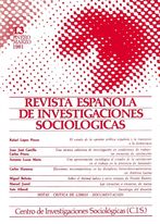 REIS. Revista Española de Investigaciones Sociológicas núm. 13