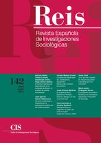 REIS. Revista Española de Investigaciones Sociológicas núm. 142