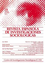 REIS. Revista Española de Investigaciones Sociológicas núm. 14