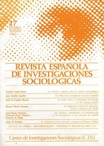 REIS. Revista Española de Investigaciones Sociológicas núm. 17