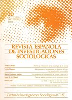 REIS. Revista Española de Investigaciones Sociológicas núm. 20
