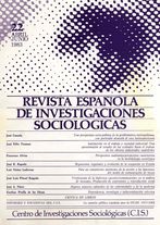 REIS. Revista Española de Investigaciones Sociológicas núm. 22