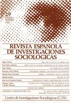 REIS. Revista Española de Investigaciones Sociológicas núm. 29