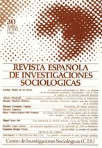 REIS. Revista Española de Investigaciones Sociológicas núm. 30