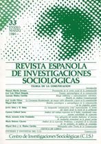 REIS. Revista Española de Investigaciones Sociológicas núm. 33