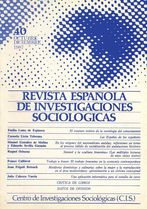 REIS. Revista Española de Investigaciones Sociológicas núm. 40