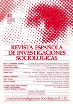REIS. Revista Española de Investigaciones Sociológicas núm. 41