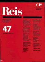 REIS. Revista Española de Investigaciones Sociológicas núm. 47