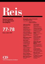 REIS. Revista Española de Investigaciones Sociológicas núm. 77-78