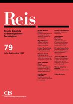 REIS. Revista Española de Investigaciones Sociológicas núm. 79