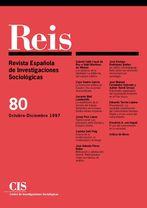 REIS. Revista Española de Investigaciones Sociológicas núm. 80