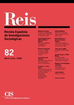 REIS. Revista Española de Investigaciones Sociológicas núm. 82