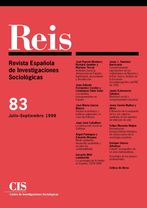 REIS. Revista Española de Investigaciones Sociológicas núm. 83
