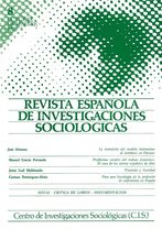 REIS. Revista Española de Investigaciones Sociológicas núm. 8