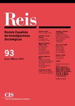 REIS. Revista Española de Investigaciones Sociológicas núm. 93