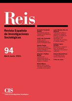 REIS. Revista Española de Investigaciones Sociológicas núm. 94