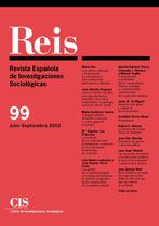 REIS. Revista Española de Investigaciones Sociológicas núm. 99