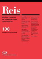 REIS. Revista Española de Investigaciones Sociológicas núm. 108