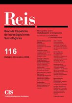 REIS. Revista Española de Investigaciones Sociológicas núm. 116