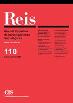 REIS. Revista Española de Investigaciones Sociológicas núm. 118