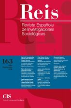 REIS. Revista Española de Investigaciones Sociológicas. núm. 163